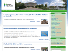 Tablet Screenshot of haushaltsforum2010.muelheim-ruhr.de