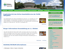 Tablet Screenshot of haushaltsforum2012.muelheim-ruhr.de